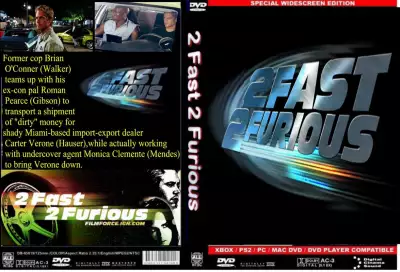 2 Fast 2 Furious (DVD Cover)