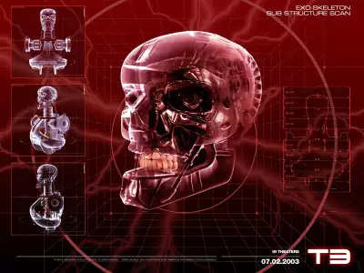 Terminator 3 Skull Endoskeleton