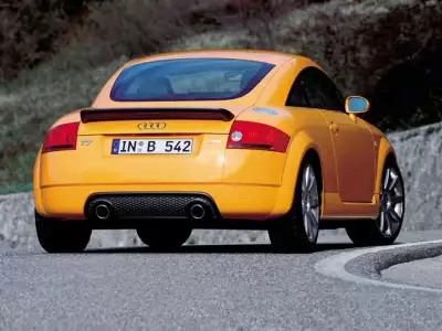 Yellow Audi sport