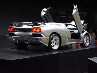 Coches Cars Lamborghini Diablo Plateado