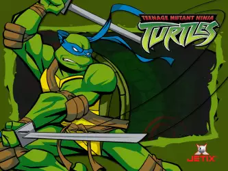 Teenage Mutant Ninja Turtles Wallpaper - Leonardo in Action