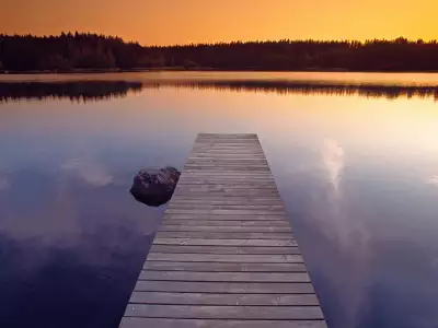 Beautiful Light At Dusk, Finland