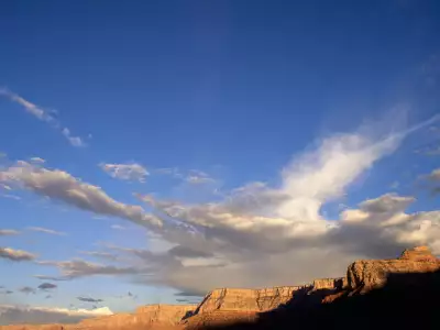 Clouds And Canyon, Grand Canyon, Arizona