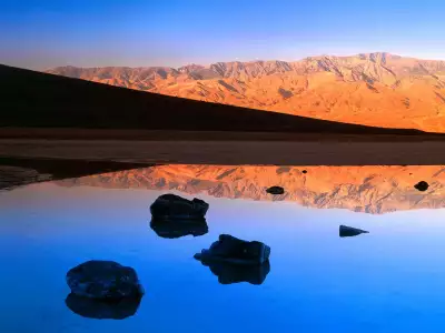 Dawn, Badwater, Death Valley, California 1600x