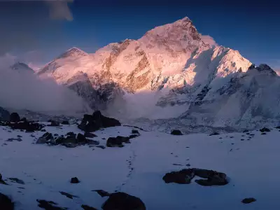 Mount Nuptse, Himalaya Mountains, Nepal