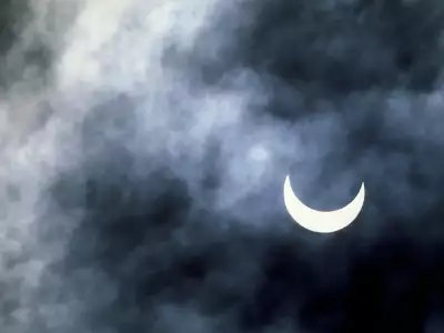 Solar Eclipse, Joshua Tree National Park, Califo