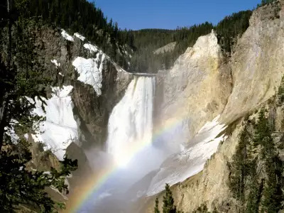 Colors, Lower Falls, Yellowstone National Park
