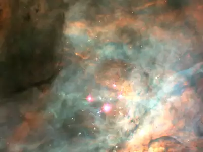 Trapezium Cluster In The Orion Nebula