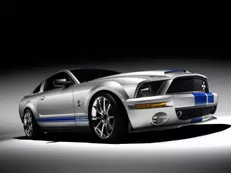 Ford Shelby Mustang GT500KR Silver Wallpaper