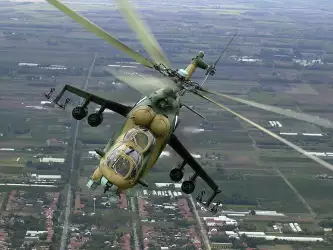 Military Helicopter in Action