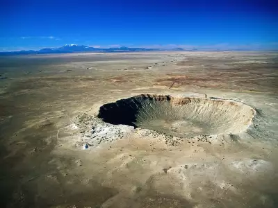 Meteor Crater Near Winslow Arizona