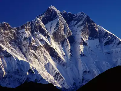 The Peak Of Mount Lhotse Tengpoche Sagarmatha Nepal