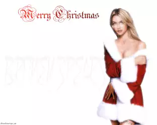 Britney Spears as Santa Claus