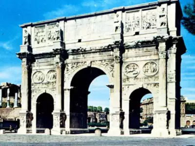 Arch, Roman, Arch Of Constantine, Rome