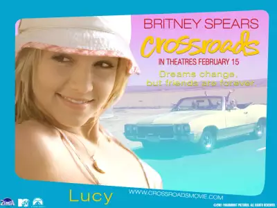 Britney Spears in a scene from the movie 'Crossroads'