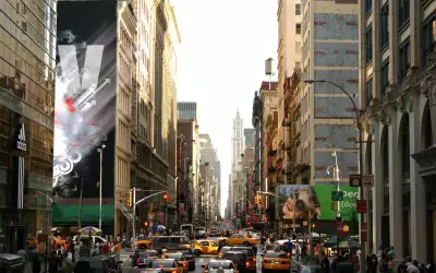 New York City - Manhattan Traffic Jam