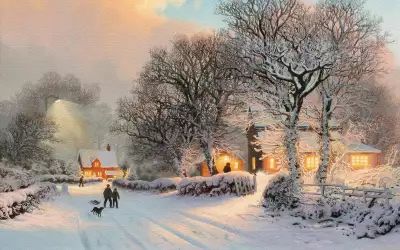 Winter In Village