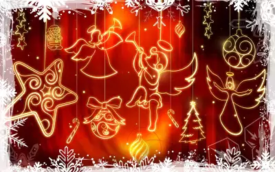 Christmas Lights And Ornaments