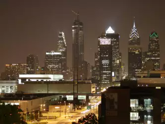Philadelphia Night Skyline