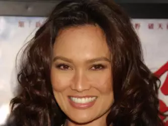 Tia Carrere: A Radiant Smile Captured in a Portrait