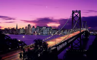 San Francisco California Oakland Bay Bridge