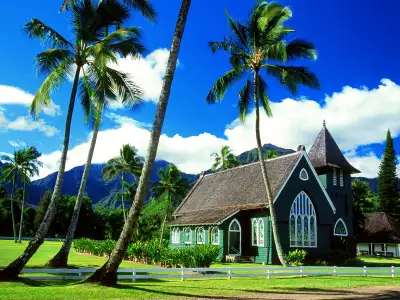Waioli Huiia Church Hanalei Kauai Hawaii