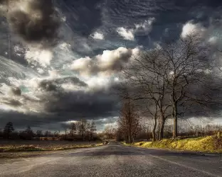 Cloudy Road