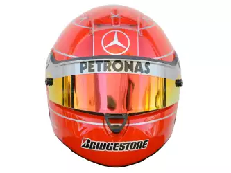 Michael Schumacher Helmet from Front