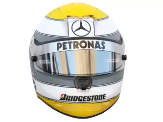 Nico Rosberg Helmet from Front