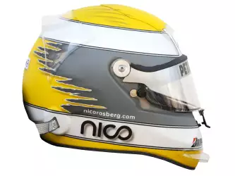 Nico Rosberg Helmet from Side