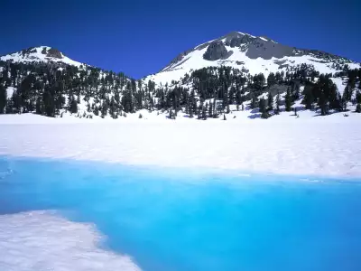 Crystal Blue River in Winter