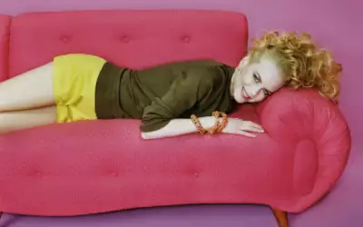 Nicole Kidman on Couch