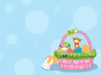 Easter Monkey Basket