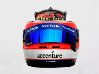 Rubens Barrichello Helmet from Front