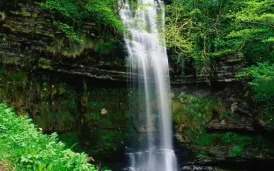 Glencar Waterfall County Leitrim Connaught in Ireland