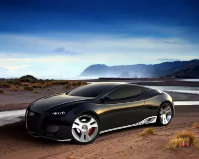 Black Audi Concept Car