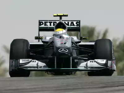 Nico Rosberg in F1 Bahrain Practice