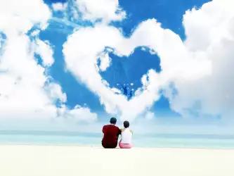 Love Romantic Beach Couple