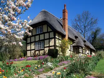 House with Beauty Garden