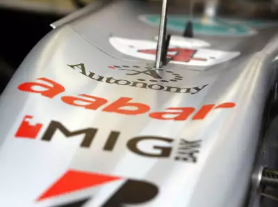 Mercedes GP W01 Nose Detailing