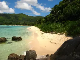 Tengerpart Seychelles Sand Beach