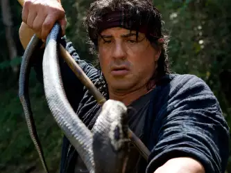 John Rambo with Cobra Snake Wallpaper