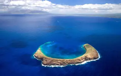 Molokini island on Hawaii