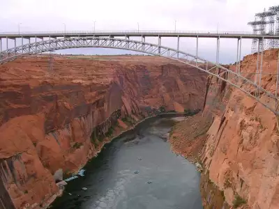 Glen Canyon And Bridge