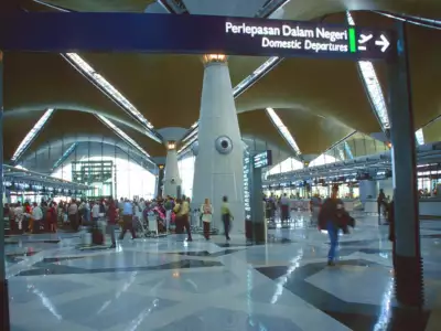 KUL KLIA Kuala Lumpur Airport Main Building Check In Area B