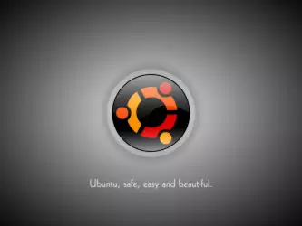 Ubuntu Desktop with Beautiful Wallpaper