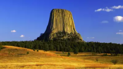 Devils Tower In Autumn Wyoming