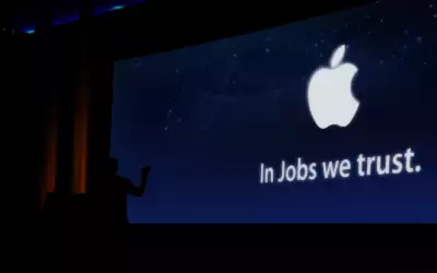 Steve Jobs presenting at Apple WWDC, showcasing visionary leadership and keynote moments