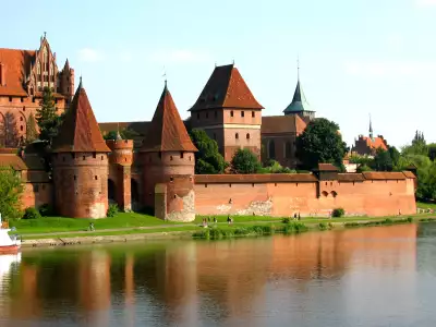 Teutonic Knights Castle At Malbork