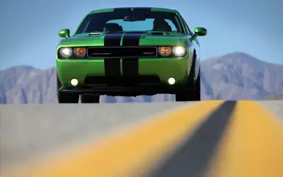 Dodge Challenger SRT8 showcasing its iconic design and powerful presence